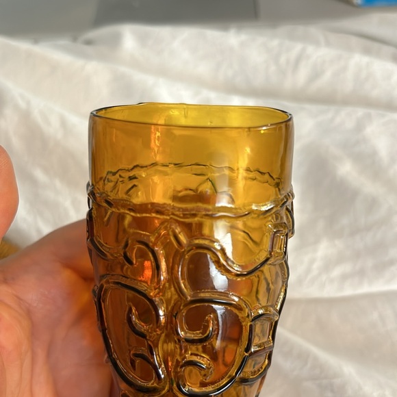 Vintage Sailboat Amber Oil Lamp - Picture 13 of 15